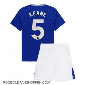 Everton Michael Keane #5 Hjemmebanetrøje Børn 2024-25 Kortærmet (+ Korte bukser)